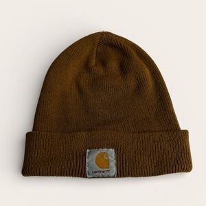 Carhartt WIP brown watch beanie